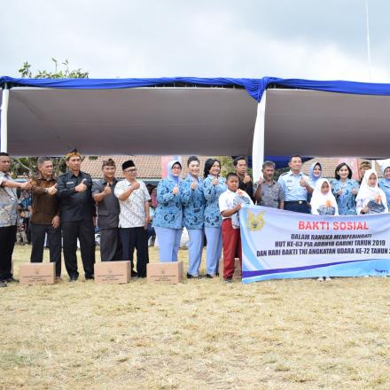 Memperingati Hari Bakti Ke-72 TNI Angkatan Udara di Kecamatan Nagreg